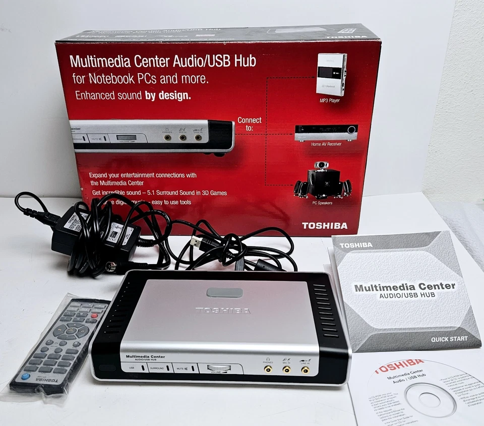 Toshiba Multimedia Center USB 2.0 (PA3390U1MPM)  - Image 1 of 4
