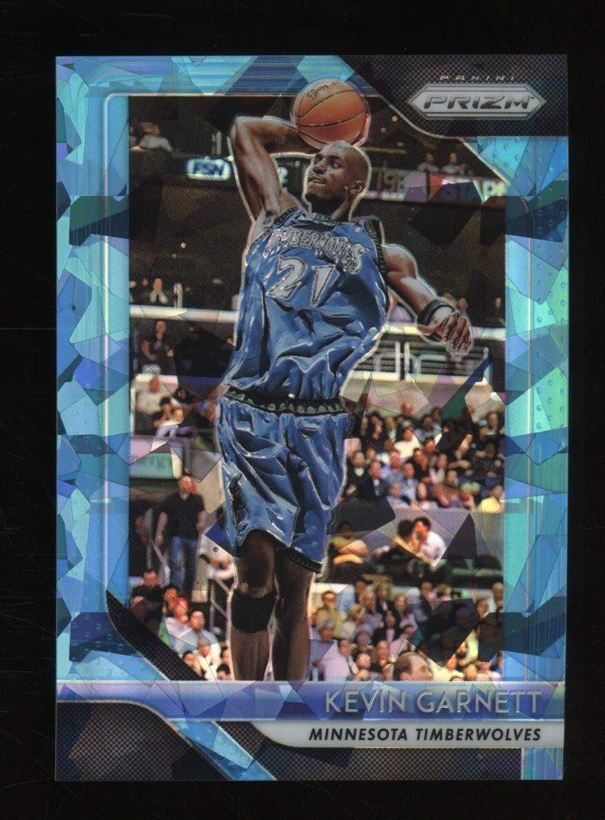 2018 Panini Prizm NBA Basketball Kevin Garnett blue ice prizm 1/99