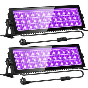 100W Schwarzlicht Röhre UV Bar Schwarzlichtlampe EU Stecker Bühnen Partylicht DE - Bild 1 von 12