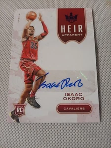 2020-21 ISAAC OKORO PANINI HEIR AUTOGRAPHED AUTO ROOKIE CARD RC /35 #HA-IOK CAVS - Picture 1 of 2