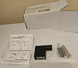 Crosswater MPRO Single Robe Hook Matt Black PRO021M+ Brandneu im Karton - Bild 1 von 5