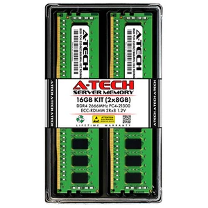 16GB 2x 8GB PC4-2666 RDIMM GIGABYTE G481-S80 MW50-SV0 R28N-F3C Memory RAM - Picture 1 of 4