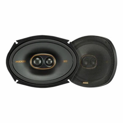 Kicker KSC69304, KS Series 6x9" 3-Way Coaxial Car Speakers (47KSC69304)