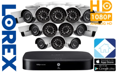 LOREX 1080p HD 16-Channel 2TB DVR Security System & 16 x 1080p Outdoor Cameras🔥 - Image 1 of 4