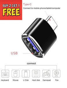 TYPE C to USB 3.0  Adapter Male to USB  Female Converter Connector Adapter OTG