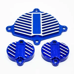 BLUE CNC ENGINE DRESSING DRESS UP KIT 140cc 150cc 160cc PIT PRO Trail Dirt Bike - Picture 1 of 2