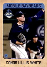2018 Mobile BayBears Choice #11 Conor Lillis-White Toronto Canada Baseball Card