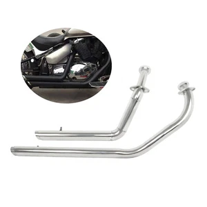 Exhaust Pipe Slash System For Suzuki Boulevard M50 C50 C/T VL800 Volusia 800 - Picture 1 of 12