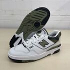 NEW BALANCE 550 Low Top Leather Shoe Unisex Size M9/W10.5 White Green