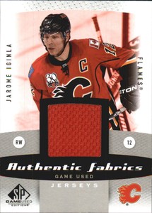 2010-11 (FLAMES) SP Game Used Authentic Fabrics #AFJI Jarome Iginla Jsy