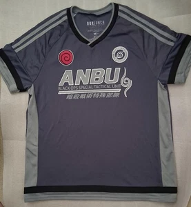 BoxLunch Naruto Trikot Shirt Shippuden Anbu Black Ops Unit Kakashi #9 XL - Bild 1 von 2