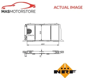 RADIADOR REFRIGERACIÓN MOTOR NRF 54603 A NUEVO OE REPUESTO - Imagen 1 de 5