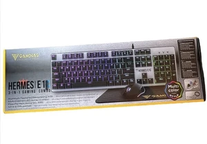 GAMDIAS Hermes E1C 3-In-1 Gaming Combo Mechanical Keyboard Mouse & Mat NEW - Picture 1 of 9