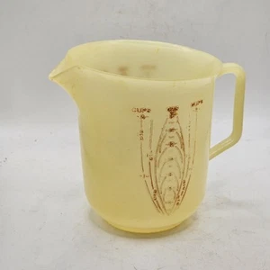Tupperware 134-1 misurino in plastica 2 tazze vintage rialzato rosso fondo di magazzino - Foto 1 di 8