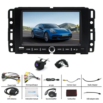 7"Car Stereo Radio CarPlay GPS For Chevy Silverado 2500HD 3500HD 2009-2012 - Image 1 of 4