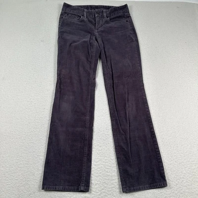 J. Pantalones de pana Crew Favorite Fit para mujer 26P Bootcut gris cordones retro Foto 1 de 4