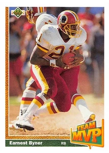 Earnest Byner 1991 Upper Deck 478 Washington Redskins Football Card - Bild 1 von 2