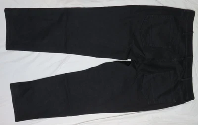 ARIZONA JEAN CO. HOMBRES 38X30 NEGRO RELAJADO CORTE RECTO ELÁSTICO LONA DE ALGODÓN nuevo sin etiquetas Foto 1 de 4