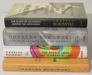 Lot of 4 HARDCOVER CHARLES BUKOWSKI POETRY BOOKS - Good Condition - Bild 1 von 15