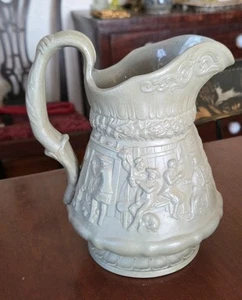 Antiker Ridgway Tam O Shanter Sahnekrug Krug Relief geformt Englisch... - Bild 1 von 12