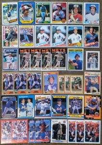 Gary Carter Huge 95 Card Lot - Montreal Expos & New York Mets Legend - HOF - Picture 1 of 2