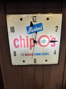 Pam Clock Face Original 1961 Morton's Chip-O's Corn Chips - Picture 1 of 4