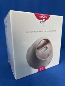 Spectra S2Plus White Pink Natural Nursing Technology Electric Breast Pump - Picture 1 of 13