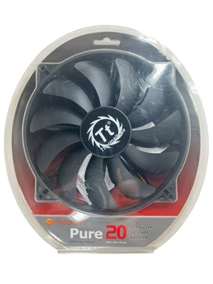 Thermaltake Pure 20 Computer Case Fan 200mm Black NEW - Image 1 of 4