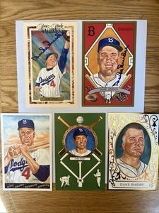 Perez Steele Master Works Duke Snider (5) - Two Signed Autographed Baseball HOF - Picture 1 of 14