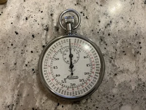Swiss made Minerva Stopwatch In Original Case, Feldmar Watch Co working great - Picture 1 of 11