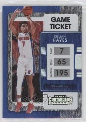 2021-22 Panini Contenders Game Ticket Anniversary Edition Killian Hayes #78 - Image 1 of 2