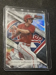 2016 Bowman's Best Top Prospects blauer Refraktor /250 Mickey Moniak #TP-35 - Bild 1 von 2