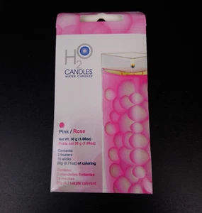 Gloco Accents H20 Water Candles Instant Kit ~ Pink - Picture 1 of 3