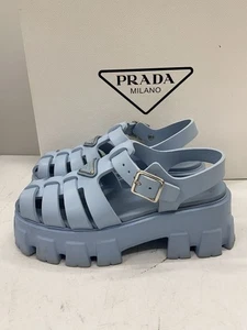 Sandali Prada Monolite/Gomma/36/Blu/Made In Italy - Foto 1 di 7