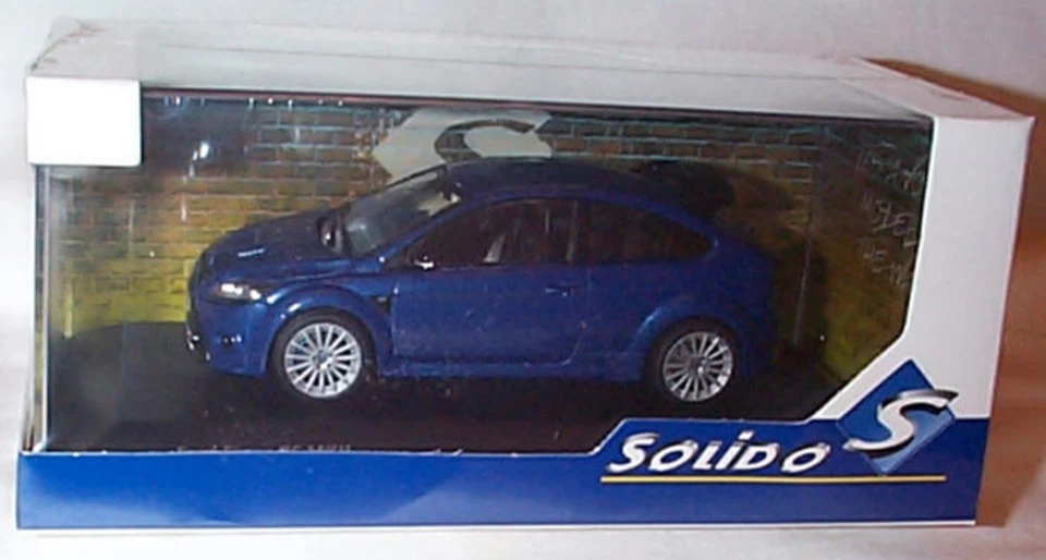 SOLIDO 1/43 DIECAST Ford Focus RS MK11 in Indianapolis Blue  S4314902 - Image 1 of 2