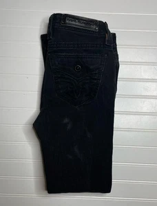 Rock Revival Greer Black Skinny Jeans Pants Size 26 Stretch - Bild 1 von 8