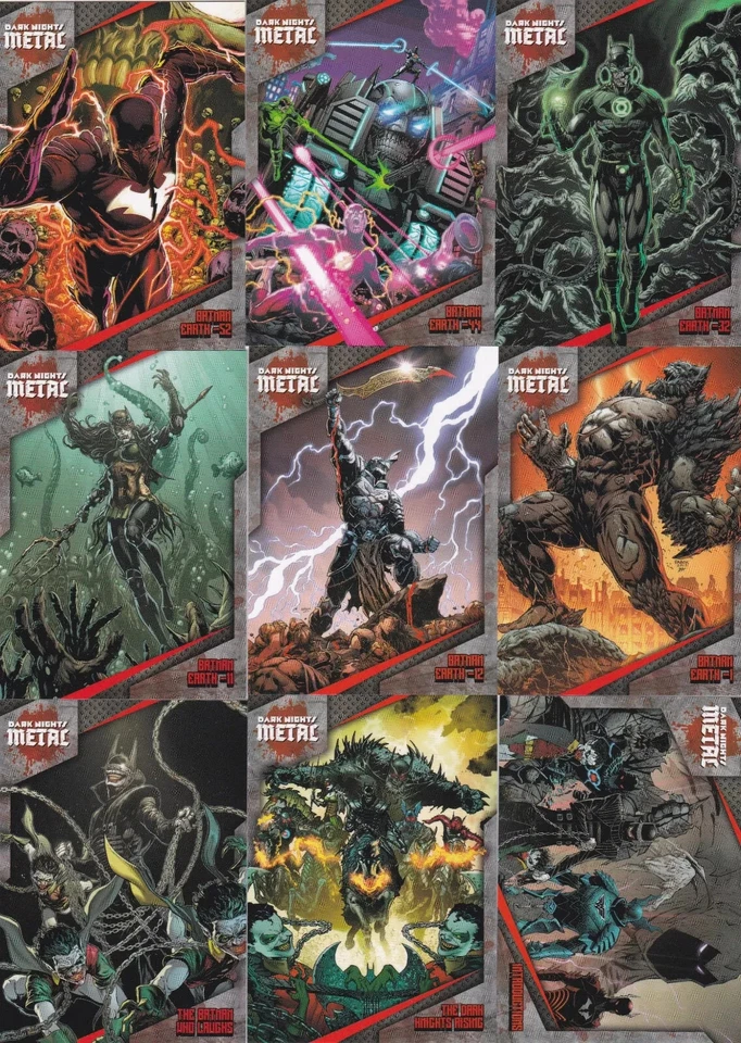 2024 Cryptozoic CZPlus Dark Nights: Metal Dark Knights Set Of 9 Cards! - Image 1 of 1