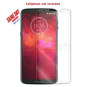 Premium Real Tempered Glass Screen Protector for Motorola Moto Z3 XT1929-17 USA - Picture 1 of 4