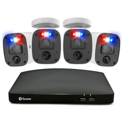 Swann Home 4 Cámara 8 Canales 4K UHD DVR 2TB HDD Sistema de Seguridad SWDVK-856804MQB Foto 1 de 4