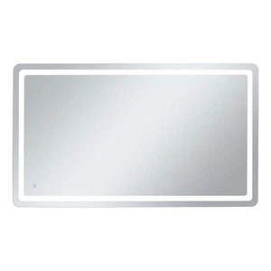 Elegant Decor Genesis 42" x 72" Modern Aluminum LED Mirror in Silver - Picture 1 of 9