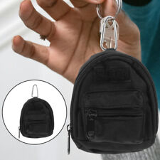  Wireless Earbuds Case Crossbody Bag Keychain Accessory (black) Sports