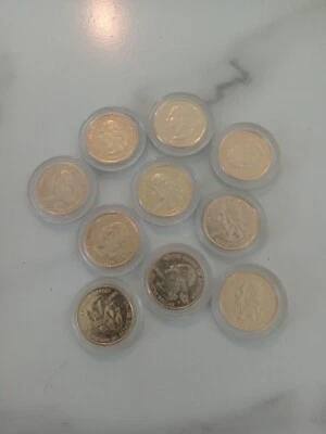 Lot Of 10 Vintage 2001-D  24 KARAT GOLD PLATED STATE QUARTERS Rare Bin#1a - Image 1 of 4