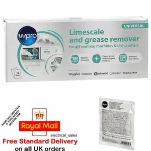 WPRO Professionell Geschirrspüler Kalk Entkalker & Fett Entferner X 12 Packs ESD - Bild 1 von 6