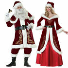 Santa Claus Cosplay Suit Costume Fancy Dress Party Adult Christmas Outfit Xmas