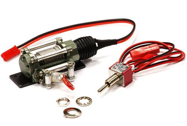 Billet Machined Realistic Power Winch for Scale Rock Crawler 1/10 Size - Image 1 of 1