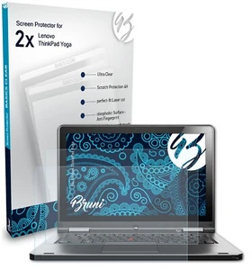 Bruni 2x Protective Film for Lenovo ThinkPad Yoga Screen Protector - Photo 1/8
