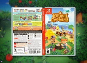 Animal Crossing New Horizons COVER ART: Einsatz & Hülle für Nintendo Switch - Bild 1 von 3