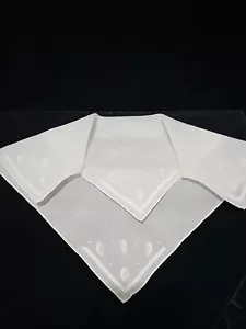 Vintage White Embroidered cotton handkerchief for man - Picture 1 of 5