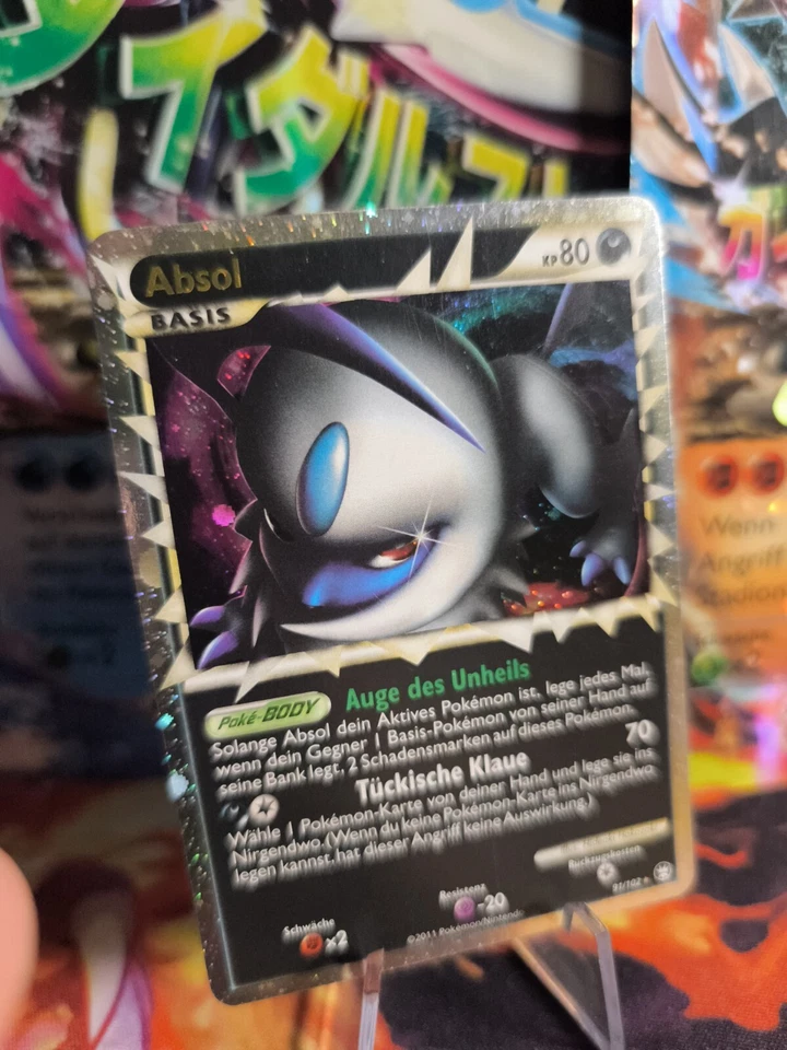 Pokemon Karte Card Absol HGSS Triumph Triumphant Deutsch German Holo NM+  - Bild 1 von 4