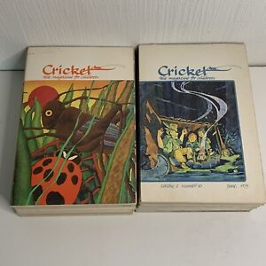 Vintage 1970s Cricket The Magazine For Children Lot of 20
